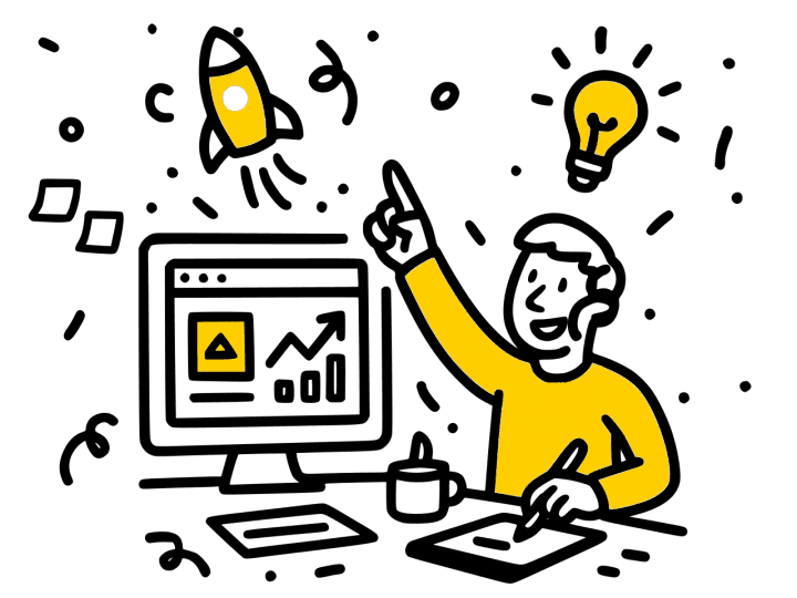 Content Marketing Hero Illustration